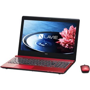 【中古】【39shop】日本電気★LAVIE Note Standard - NS750/BAR クリスタルレッド PC-NS750BAR(非常に良い)|ドリエム店