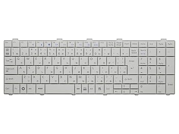【中古】【39shop】富士通★FMV-AH530/3B用 ノートパソコンキーボード AEFH2J00020 白(非常に良い)|ドリエム店