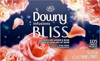 【中古】Downy ダウニー アンバーブロッサム シート 105シート乾燥機用柔軟仕上シート