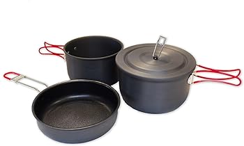 【中古】【39shop】Alpine★Mountain Gear Hard Anodized Camping Cook Set, Black by Alpine Mountain Gear（良い）｜ドリエム店 18,780円