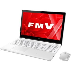 【中古】FMVA77YW割り増し金白いこと FMV LIFEBOOK 15.6型液晶 パソコン・周辺機器-パソコン