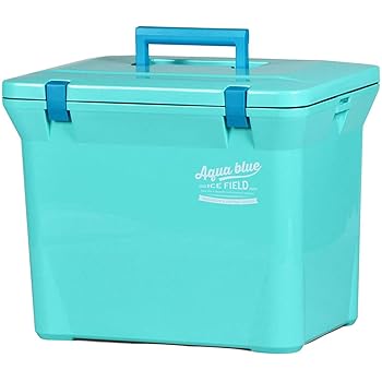 【中古】伸和SHINWA 日本製 クーラーボックス アクアブルー28A ブルー