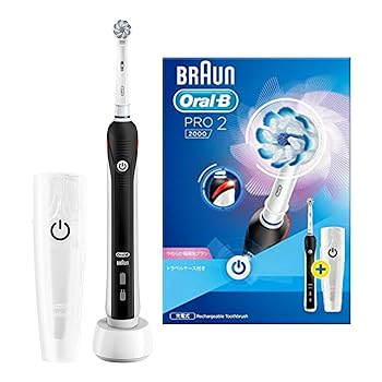 【中古】赤銅色 電動歯刷子 口述試験B PRO2000 D5015132XBK 黒いこと 日用品雑貨・文房具・手芸-その他
