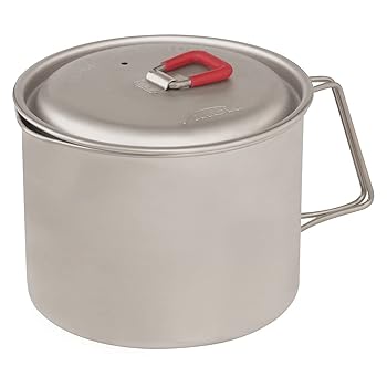 【中古】MSR アウトドア まかない方御召しもの チタン製湯沸かし コッヘル クッカー 0.85L 12×8.7珊 1人用 日本定め事品 39158