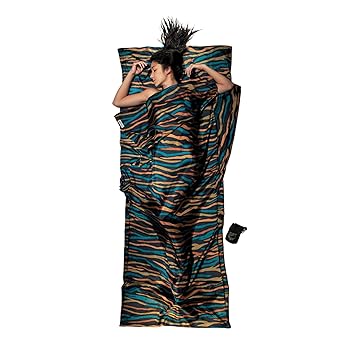 【中古】Cocoon TravelSheet silk dark olive vert sac ? viande
