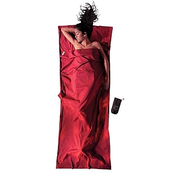 【中古】【39shop】Cocoon★TravelSheet silk/cotton レッド(非常に良い)|ドリエム店