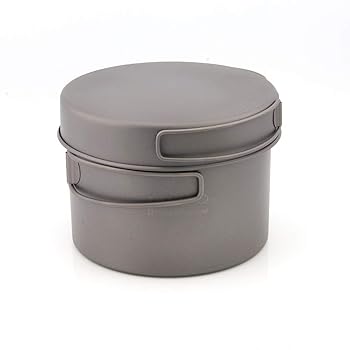 【中古】TOAKS Titanium 1300ml Pot with Pan by TOAKS