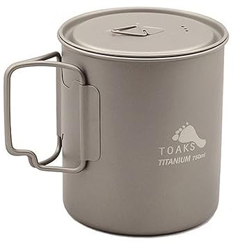 【中古】TOAKSトークス アウトドア キャンプ チタニウムポット 750ml POT-750 日本正規品 12708
