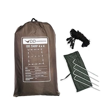 【中古】DD Hammocks JAPAN DD Tarp 4×4 コヨーテブラウン