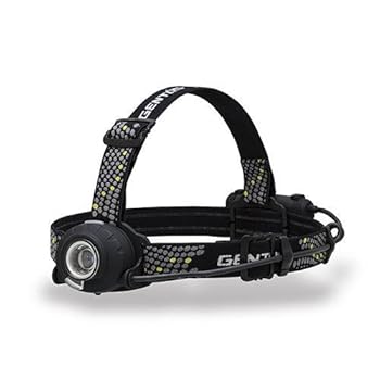 【中古】GENTOSジェン放り投げる 点滅役立つこと付 LED前照燈 HW-V433D 明るさ350lm 実用点灯8第四次元