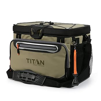 【中古】Titanタイタンクーラーボックス Deep Freeze 16L 30カン モス
