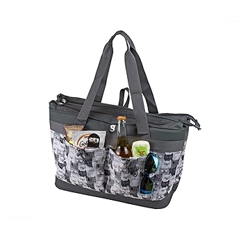 【中古】geckobrands 2区画 トートクーラー 猫