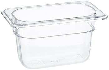 【中古】Winco Polyware 1/9-Size Food Pan, 10cm - 1 each.