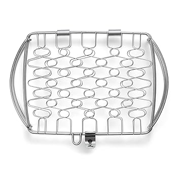 【中古】ウェーバーWeber 丸焼き コンロ BBQ 食べ物屋 フィッシュバスケット 小 日本置き目品 2年 6470