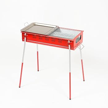 【中古】【39shop】グリーンライフGREEN★LIFE 日本製 バーベキュー BBQ 煙が少ない 少煙バーベキューコンロ650 鉄板 5~7人用 CB-650S(非常に良い)|ドリエム店