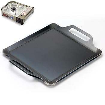 【中古】イワタニ カセットフー BO-プラス 風まる 用の グリルプレート 板厚6mm