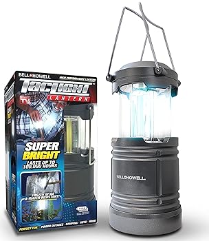 【中古】【39shop】Bell+Howell★Taclight Cob LED キャンプランタン 非常に明るい ポータブル サバイバルランタン 折りたたみ式 緊急ライト ハリケーン 嵐 停電 ア(良い)|ドリエム店