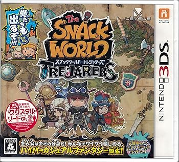 【中古】3DS スナックワールド トレジャラーズ 限定ジャラクリスタルソードα」 付