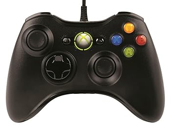 【中古】マイクロソフト 競り合い制御装置 有線/Xbox/Windows相応う 黒いこと Xbox360 Controller for Windows 52A-00006