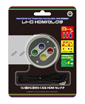 【中古】レトロ HDMI セレクタ PS4/PS3/PSVitaTV/WiiU/Xbox One/Xbox360/HDMI搭載機器用