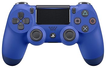【中古】ワイヤレスコントローラー DUALSHOCK 4 ウェイブ・ブルー CUH-ZCT2J12