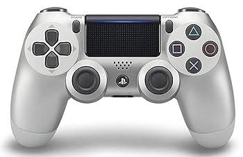【中古】【39shop】ワイヤレスコントローラー★DUALSHOCK 4 シルバー CUH-ZCT2J15 メーカー生産終了（良い）｜ドリエム店