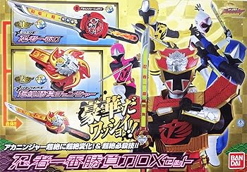 【中古】バンダイ 手裏剣戦隊ニンニンジャー 忍者一番勝負刀DXセット画像
