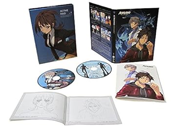 【中古】アクティヴレイド-機動強襲室第八係- ディレクターズカット版 Blu-ray Vol.1 BOX初回仕様版ドラマCD各巻4話収録/第1期全3巻画像