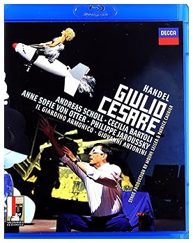 【中古】【39shop】ジュリオ・チェーザレ全曲★ライザー&コーリエ演出、アントニーニ&イル・ジャルディーノ・アルモニコ、ショル、バルトリ、他 Blu-ray（良い）｜ドリエム店