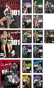【中古】BLACK LAGOON ブラックラグーン 全6巻 + The Second Barrage 全6巻 + Roberta’s Blood Trail 全5巻 レンタル落ち 全17巻セット マーケットプレ