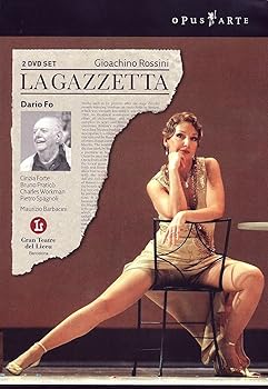【中古】Gioachino Rossini - La Gazzetta / Forte, Workman, Pratico, DVD Import