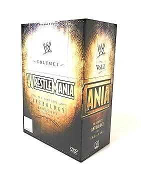 【中古】【39shop】WWE★レッスルマニア・アンソロジーBOX1 I-VII 3000セット限定 DVD(非常に良い)|ドリエム店