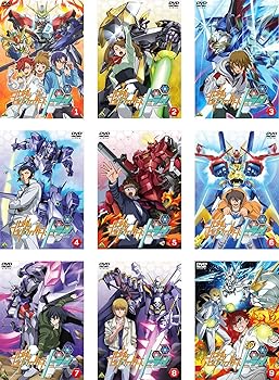 【中古】【39shop】ガンダムビルドファイターズトライ★レンタル落ち 全9巻セット マーケットプレイスDVDセット商品（非常に良い）｜ドリエム店