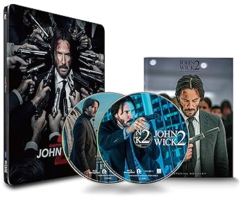 【中古】【39shop】ジョン・ウィック:チャプター2★コレクターズ・エディション 日本オリジナルデザインスチールブック仕様 Steelbook Blu-ray（非常に良い）｜ドリエム店