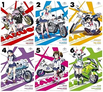 【中古】【39shop】ばくおん!★! 初回限定版 全6巻セット マーケットプレイス Blu-rayセット（非常に良い）｜ドリエム店