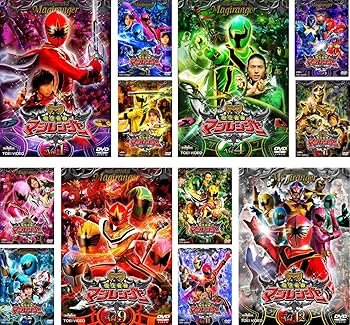 【中古】魔法戦隊マジレンジャー DVD全12巻セット マーケットプレイスDVD レンタル落ち