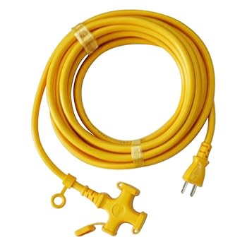 【中古】宏和工業 kowa ソフトタイプ 延長コード 15A・5m 3ツ口 キイロ KM109-5 日本製 4,844円