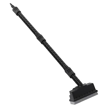 【中古】アイリスオーヤマ 高圧洗浄機 デッキブラシ ブラック FHP-DB