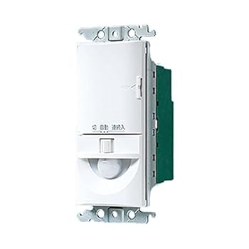 【中古】【39shop】パナソニックPanasonic★トイレ壁取付熱線センサ付自動スイッチ 換気扇連動用 ホワイト WTK1614W(良い)|ドリエム店