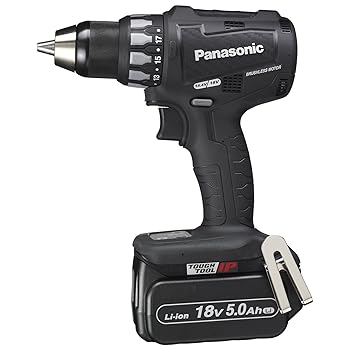 【中古】パナソニック 申し受けるせん孔機１番ウッド EZ74A2 デュアル  14.4V/18V相応う 回転させる数とり備える役立つこと サイディングφ80粍18V時 IP56 18V大静電容量5.0Ah独居室容器に並べる×