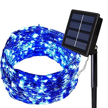 【中古】【39shop】Solarmksソーラーイルミネーションライト★150LED ストリングライト ソーラー充電式 8発光モード 防水 ガーデンライト 屋外 パーティー クリスマ（良い）｜ドリエム店
