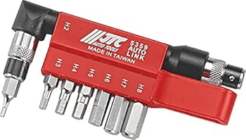 【中古】JTC 8PCS L型レンチ付六角ビットセット ヘックス 専用ホルダー JTC5359