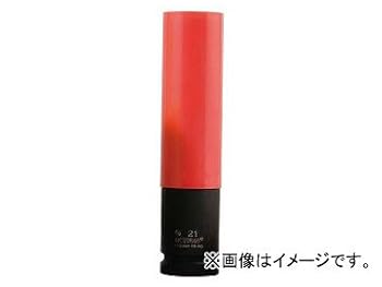 【中古】TIPTOP手当ていの一番 12.7角 捩り付ソケット ロング 赤 S190-21 -