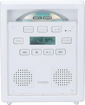 【中古】TWINBIRD 防水CDプレーヤー AV-J169PW