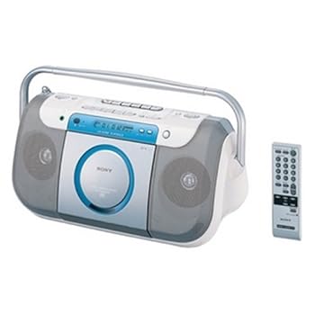 【中古】SONY CDラジオカセットコーダーブルー CFD-E100TVL