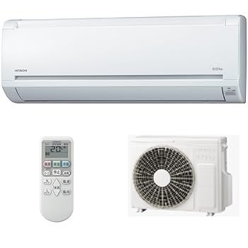 【中古】日立 2.2kW 住宅設備用ルームエアコン 白くまくん AJシリーズ RAS-AJ22E-W クリアホワイト