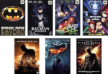 【中古】バットマン + リターンズ + フォーエヴァー + バットマン&ロビン Mr.フリーズの逆襲! + ビギンズ + ダークナイト + ダークナイトライジング レン画像