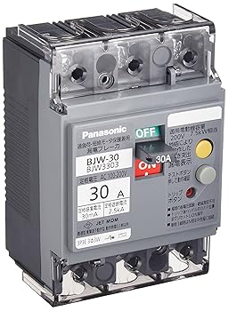【中古】【39shop】パナソニックPanasonic★漏電ブレーカ BJW-30型 3P3E OC付 30A 30mA モータ保護兼用 BJW3303(非常に良い)|ドリエム店