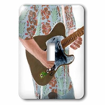 【中古】3drose LSP _ 185154 _ 1 Guitar Player Painting Invert ? Singleうつり変わり取り替えっこ