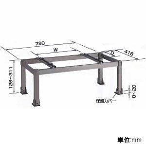 【中古】聞き入れる器材 天の原GK 軽銀GK 平置台 冷房装置くっ付ける大きさW300660 K-AH63HL